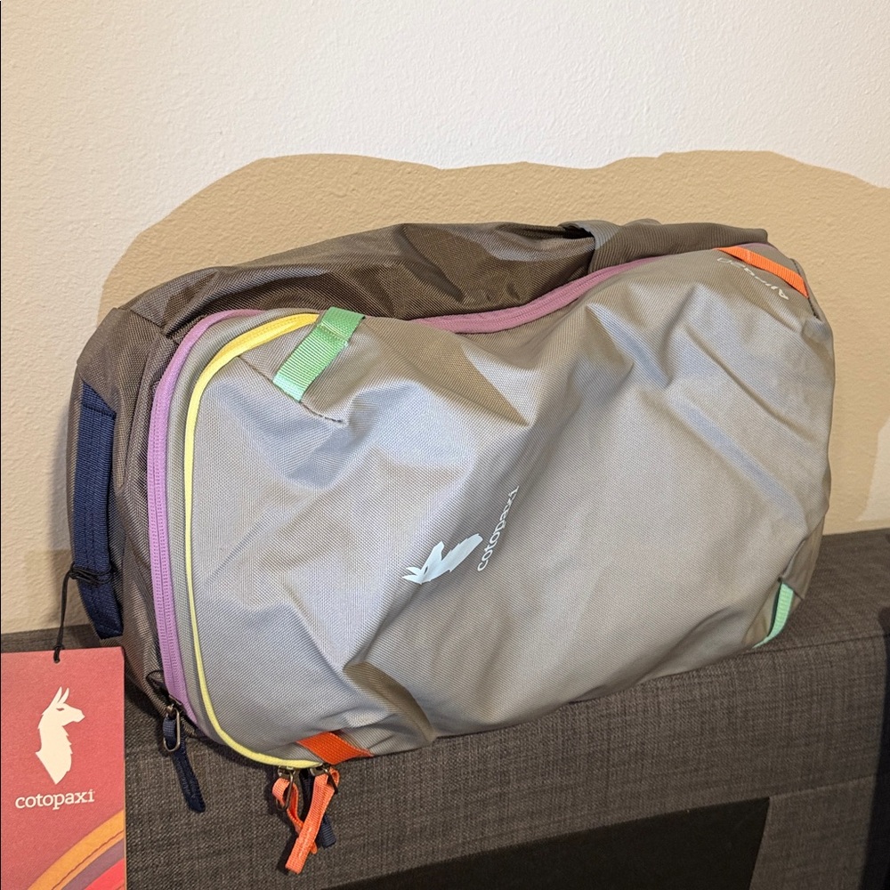 Cotopaxi Gray Backpack with Vibrant Accents - Picture 3 of 5